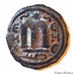 Califat MU'AWIYA" 660-680 A.D. Homs (Emesa) Walker 1956, 57-72