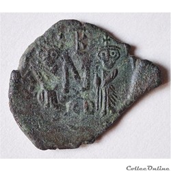 Constans II, Constantin IV, Héraclius & Tibère - émise à Syracuse (662 -667 A.D) Sear 1110