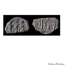 Pseudo Byzantine au 3 empereurs . Début du Califat. "Cyprus imitation" (638 - 643 A.D)