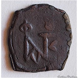 Justin II & Sophie (565-578 AD) décanummium au Monogramme. Constantinople Sear 363