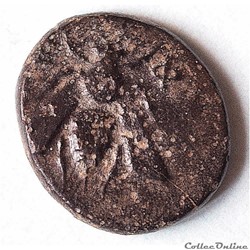 IONIE - EPHESE, AE bronze à "l'Abeille et au Cerf" (387-295 av. J.-C)