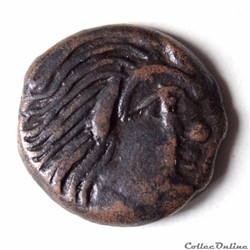 "Thrace" Bronze dichalkion de Pantikapaion en Tauride Chersonèse, 4ème siècle av.jc