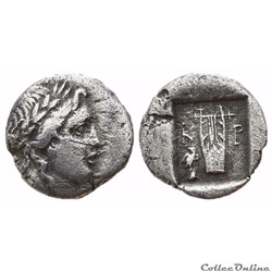 Ligue Lycienne, MYRA, AR Hémidrachme, 168-28 av. J.-C. Kragos (Lycian League)