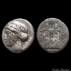 Ionia - Kolophon (BC 375-360) Diobole