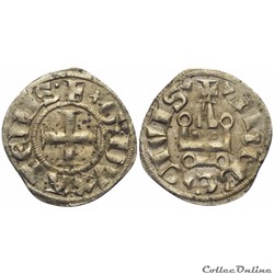 "DUCHE D'ATHENES" Guy Ier. de La Roche (1280 - 1308) Duc d'Athène. Denier