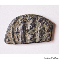 Pseudo Byzantine au 3 empereurs 1er Califat. "Cyprus imitation" (638 - 643 A.D)