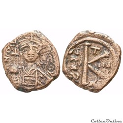 Maurice Tibère, Demi Follis Maurice Tibère (582-602), Thessalonique Sear 509