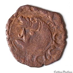 François Ier (1515 - 1547) Liard du Dauphiné à la croIsette