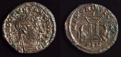 CONSTANCE Ier CHLORE (+306) Consécration par Constantin Ier - RIC.789