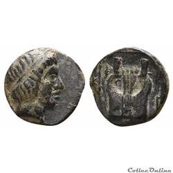 Ionie Colophon (400 - 350 av.jc) Bronze Apollon à la Lyre