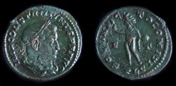 CONSTANTIN Ier (306-337 AD) Follis "SOL INVICTO" - LYON - RIC VI 307