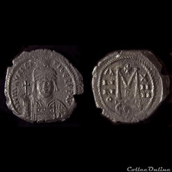 Maurice Tibère (582-602) émis à Constantinople (595-596) Follis - Sear 494 Var. MIBEC 67 D2