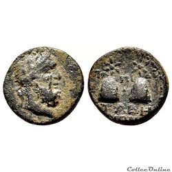 Caria, Tabai (50 av.jc), ZEUS aux Dioscures - SNG Keckman 270