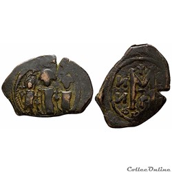 Pseudo byzantine aux trois empereurs (638-643 A.D) DOC 184a.2 (Foss IIe série)