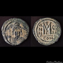 Maurice Tibère émis à Constantinople G Anno ç (587-588) Follis - Sear 493