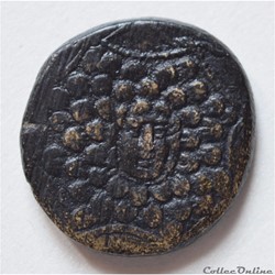 "Pontos Amisos" Royaume de Pont (120-63 av. JC) Bronze "drachme Aegis"
