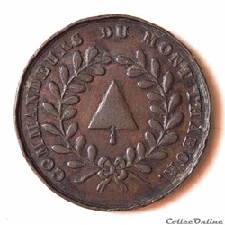 Commandeurs Du Mont Thabor, Jeton daté 5807 (1807)