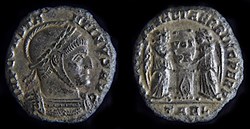 CONSTANTIN Ier Le GRAND (306-337) Centenionalis ou nummus - 319-320 après j.c- Arles - RIC 194