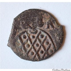 Leo V ou Léon V "l'Arménien" et Constantine (813 - 820 AD) Follis Syracuse