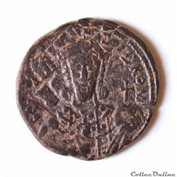 Constantin VII et Romain I (Co-empereur), follis type 5, Constantinople Sear 1761