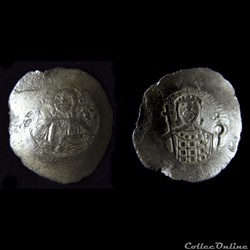Jean II Comnène (1118-1143) Sear 1944 - Billon aspron trachy au Christ