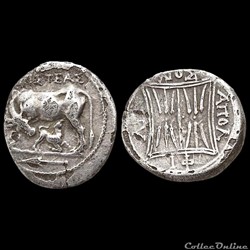 Illyrie, Apollonia (340-280 AV JC), Drachme