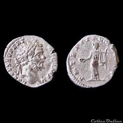 SEPTIME SEVERE (193-211) Rome - Denier 195 A.D - RIC 59