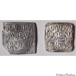 2 dirhams Almohades de Millares (Copie Chrétiennes de dirhams islamiques) 1147-1269
