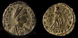 Helena, mère de Constantin Ier AD 328-329. Constantinople RIC 33