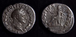 Vespasien (69-79). Denier à la Paix - Rome, 70 A.D - RIC 29