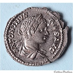 Caracalla (193 - 217 AD) Denier "VOTA SUSCEPTA" Rome