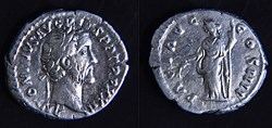 ANTONIN LE PIEUX - Denier - Rome 159/160 A.D - RIC 301