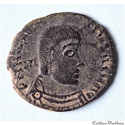 Magnence (Flavius Magnentius) (303 - 11 août 353) PLRS. GLORIA ROMANORVM "imitation Barbare"