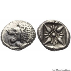 Milet (Ionia) Diobole "au Lion et à la fleur" a gauche