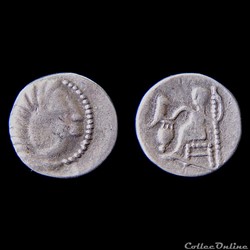 Celtes du Danube, Imitation du monnayage d'Alexandre III le Grand, drachme