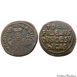 Theophilus , Follis (829-842) Sear 1667