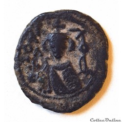 Califat MU'AWIYA" 660-680 A.D. Homs (Emesa) Walker 1956, 57-72