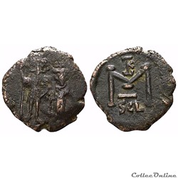 Constans II et Constantin IV , 641-668, Follis, Syracuse Sear 1109