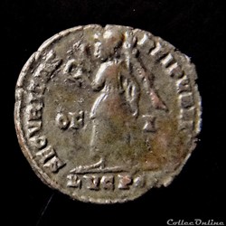VALENS "Flavius Valens" - Nummus, 378 A.D - LYON - RIC 21 a