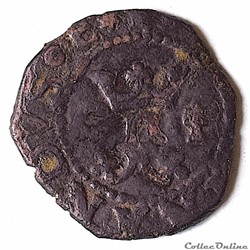 REYES CATOLICOS (1474-1516) BLANCA DE VELLON. CECA DE CUENCA. VARIANTE.