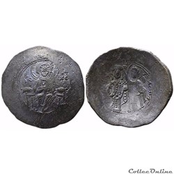 Manuel Ier "Comnène" (1143-1180) Billon Aspron Trachy "au Christ" Sear 1966