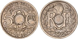5 centimes Lindaueur 1939 non troué AU 55