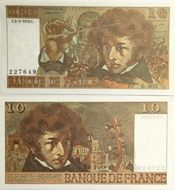 10 Francs BERLIOZ FRANCE 1974 F.63.23