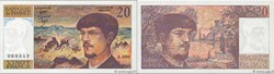 20 Francs DEBUSSY Petit numéro FRANCE 1980 F.66.01A1 Alphabet-Série : A.001 n°000343