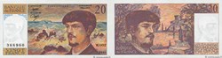 20 Francs DEBUSSY FRANCE 1980 F.66.01W2 Alphabet-Série : W.002 n°388960