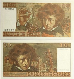 10 Francs BERLIOZ FRANCE 1974 F.63.04