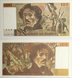 100 Francs DELACROIX FRANCE 1994 F.69ter.01b