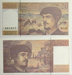 20 Francs DEBUSSY Modifié FRANCE 1997 F.66ter.02