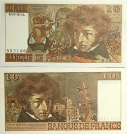 10 Francs BERLIOZ FRANCE 1974 F.63.21