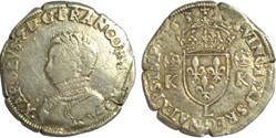 CHARLES IX Teston, 4e type 1563 Bayonne